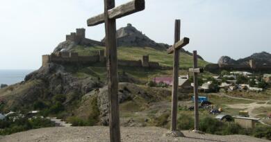 Интересный ракурс: Генуэзская крепость Солдая